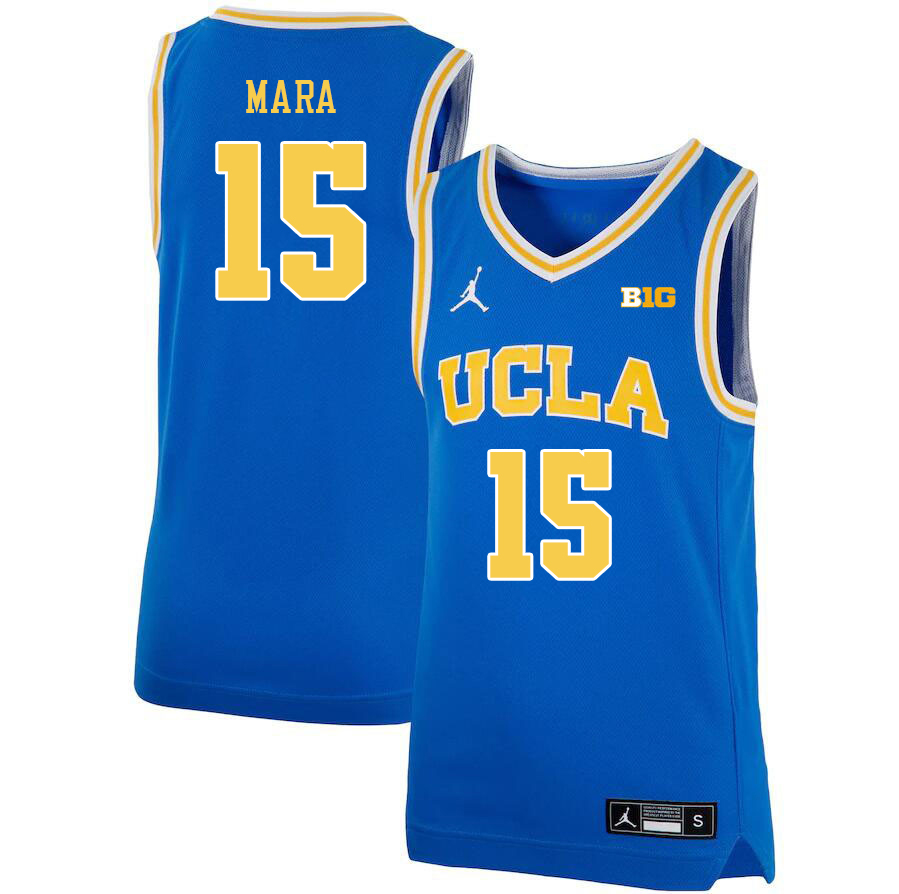 UCLA Bruins #15 Aday Mara Big 10 Conference College Basketball Jerseys Stitched Sale-Royal
